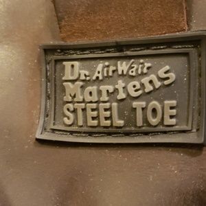 Dr. Martens airwair steel toe boots